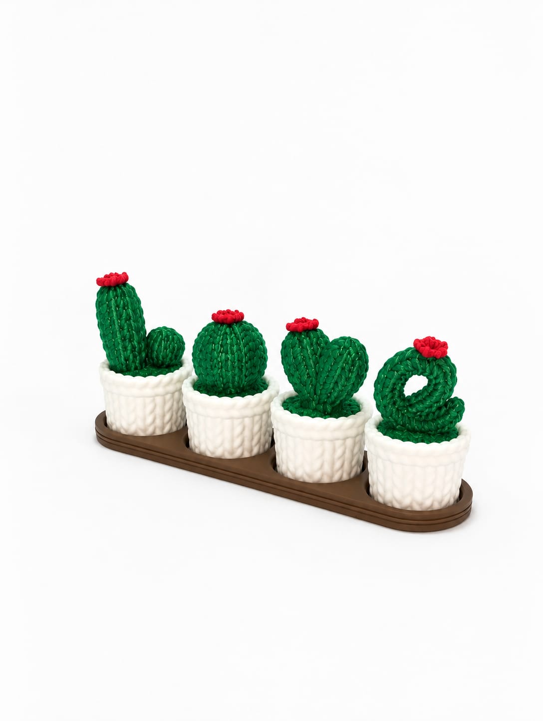 Decoração Cactos Love impressa em 3D